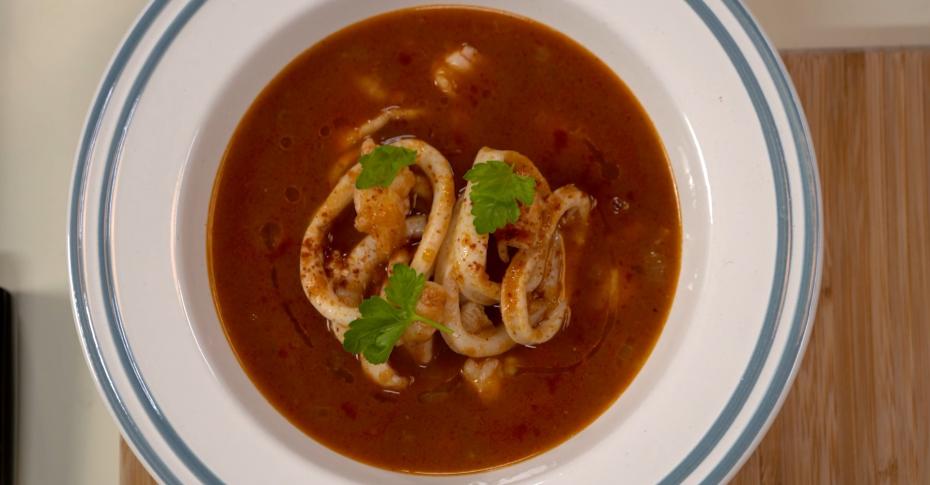 Томатный суп с морепродуктами – простой пошаговый рецепт приготовления с  фото