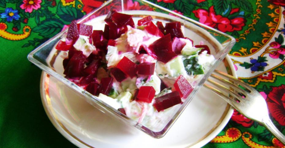 Салат со свеклой и сыром - пошаговый рецепт с фото