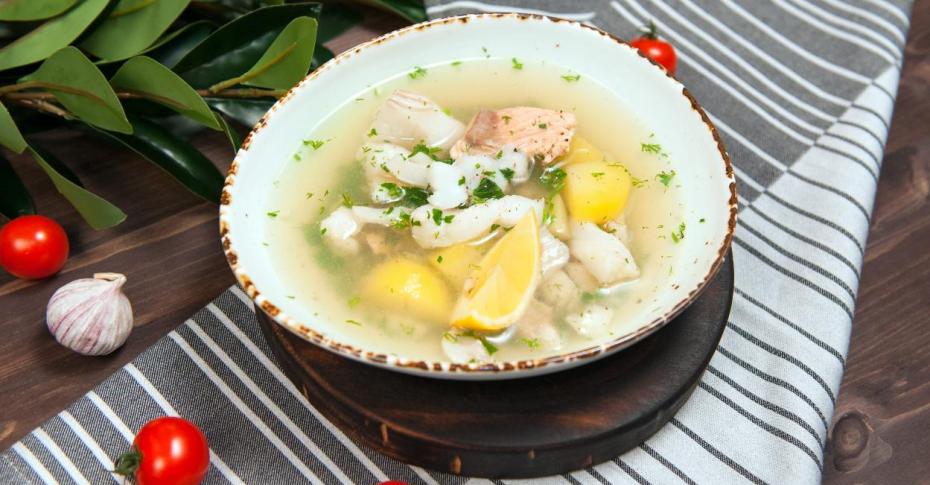 Суп с красной рыбой, томатами и сливками: пошаговый рецепт с фото | Меню недели