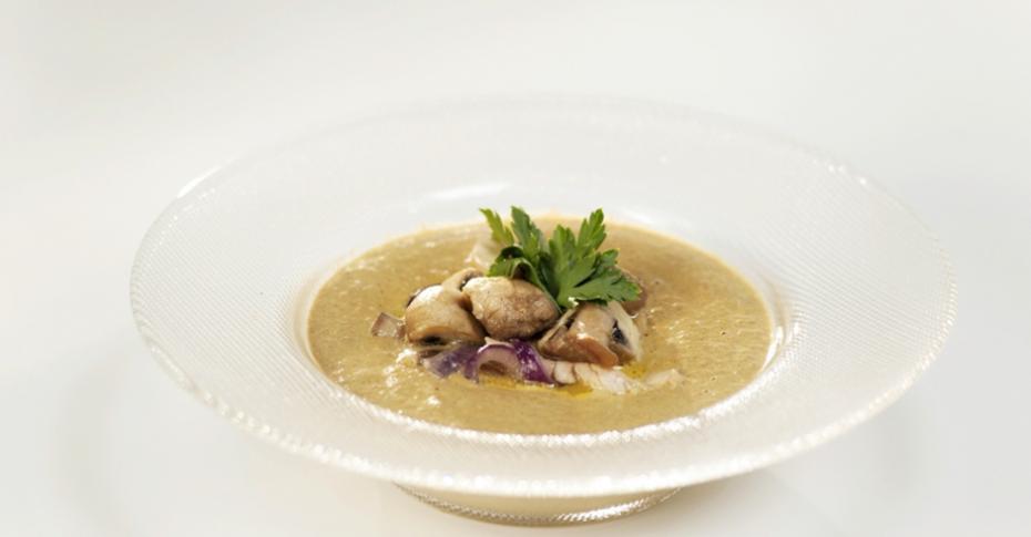 Как приготовить Крем суп с курицей, картофелем и грибами просто рецепт пошаговый
