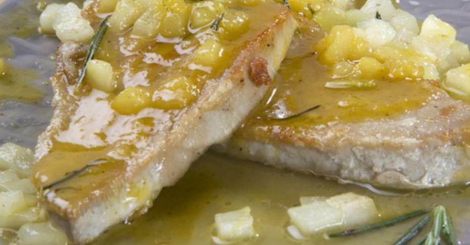 Филе тунца в духовке с овощами — рецепт с фото пошагово