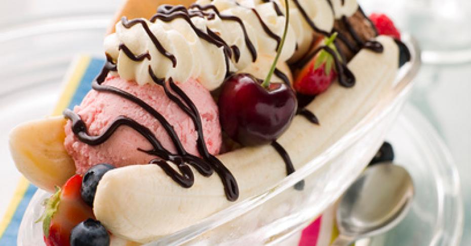 Десерты с мороженым