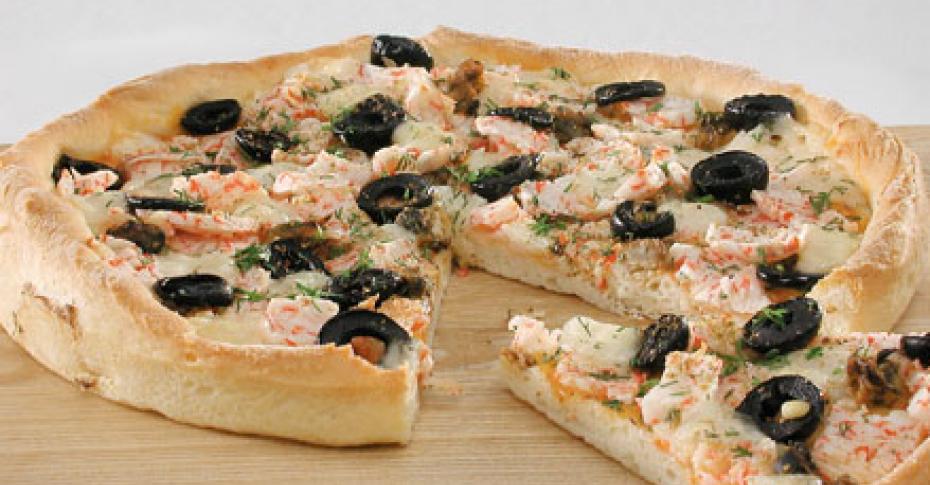 Как приготовить пиццу с морепродуктами?
