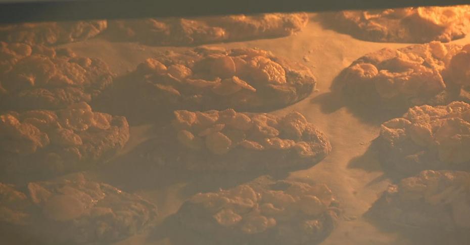 Рецепт с фото - овсяное печенье с миндалем