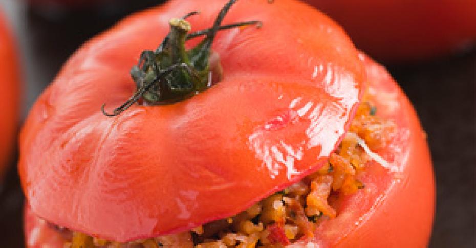 Как приготовить рецепт Фаршированные зеленые помидоры на зиму