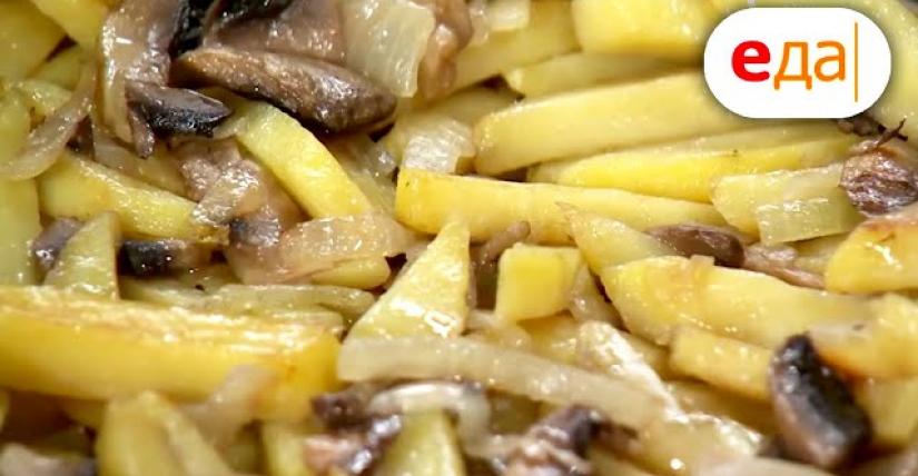 Картошка с грибами — рецепты с фото и видео на thebestterrier.ru