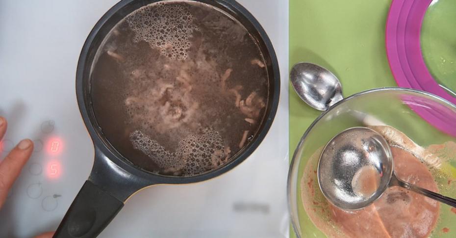 Молочный суп с манными клецками пошаговый рецепт с фото