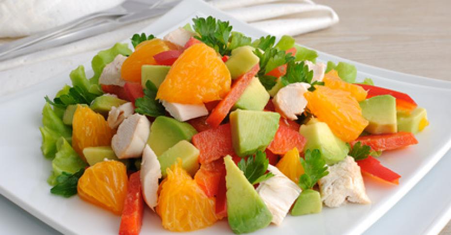 Салат с куриным филе и апельсином – пошаговый рецепт приготовления с фото