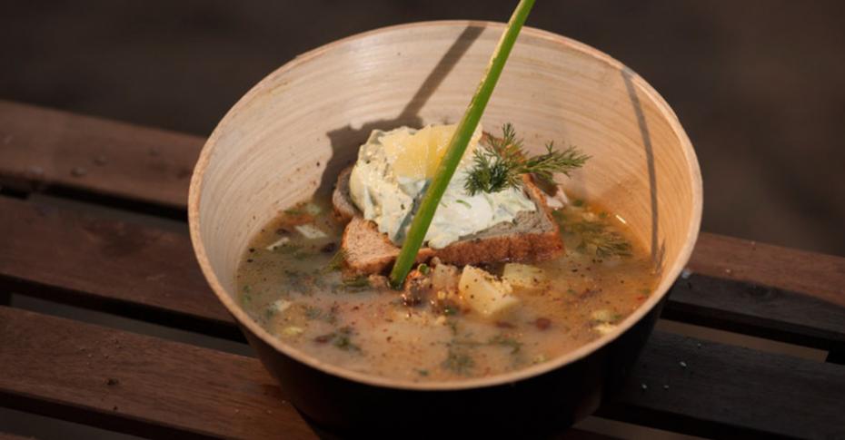 Рыбный суп из семги с пшеном: рецепт с фото