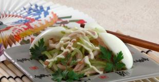 Китайский мясной салат описание приготовления: