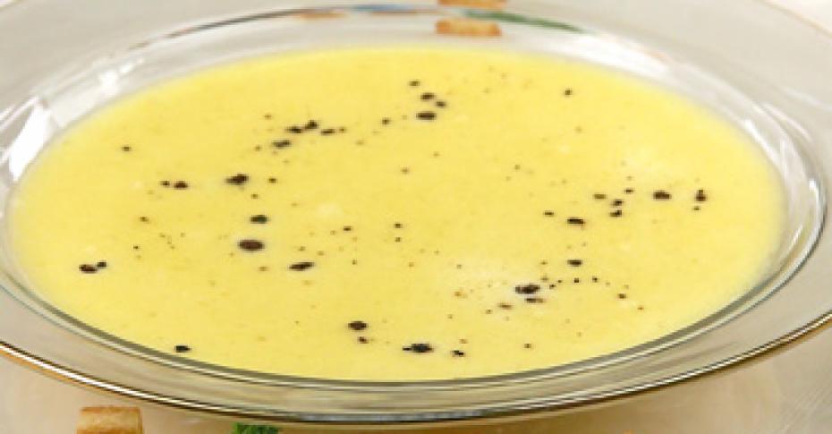 Сырный крем-суп со сливками