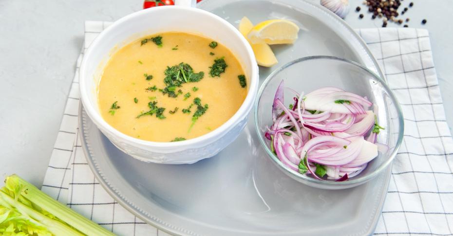 Крем суп из красной чечевицы рецепт с фото пошагово