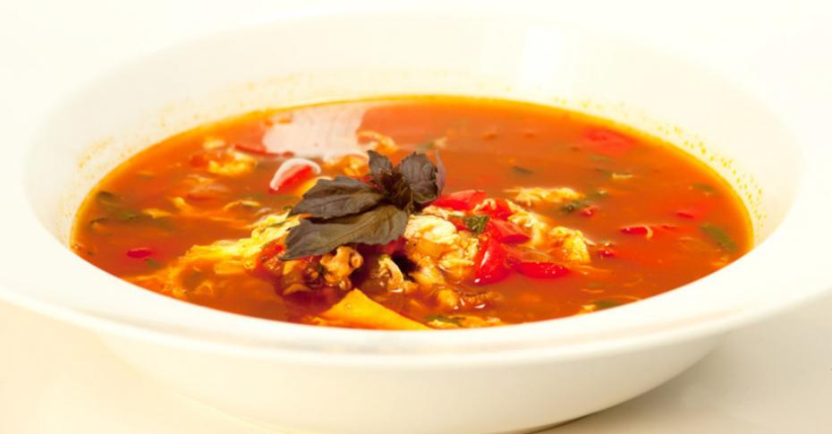Томатный суп с морепродуктами и шафраном – Классический рецепт с фото