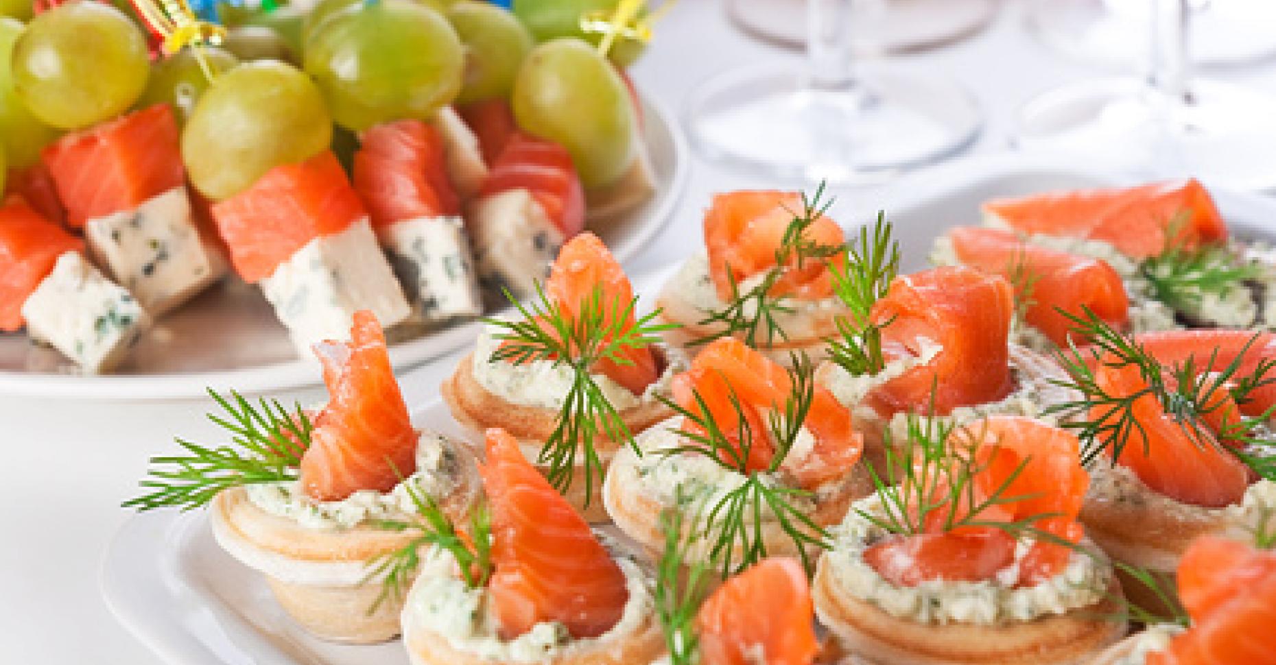 Закуска с сёмгой