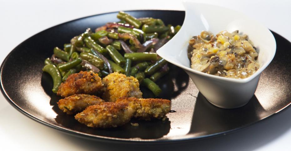 Теплый салат с курицей и стручковой фасолью рецепт – Китайская кухня: Основные блюда. «Еда»