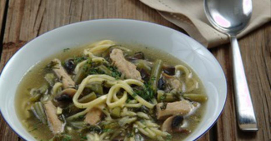 Суп с лапшой и свининой на курином бульоне азиатский рецепт с фото пошагово