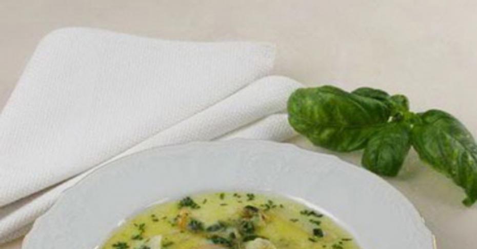Картофельный суп с капустой и грибами