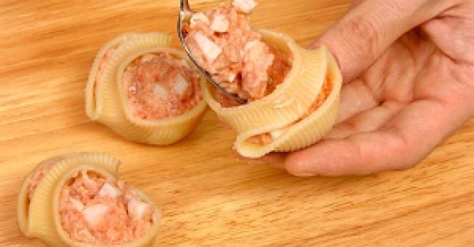 Фаршированные макароны ракушки – 7 рецептов пасты