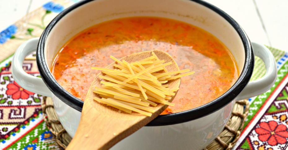 Суп с вермишелью рецепт без мяса — рецепт от тетушки