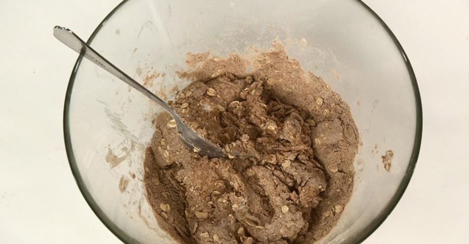 Рецепт с фото - овсяное печенье с миндалем