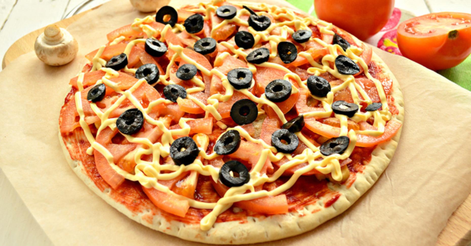 рецепт на пиццу начинка с шампиньонами фото 57