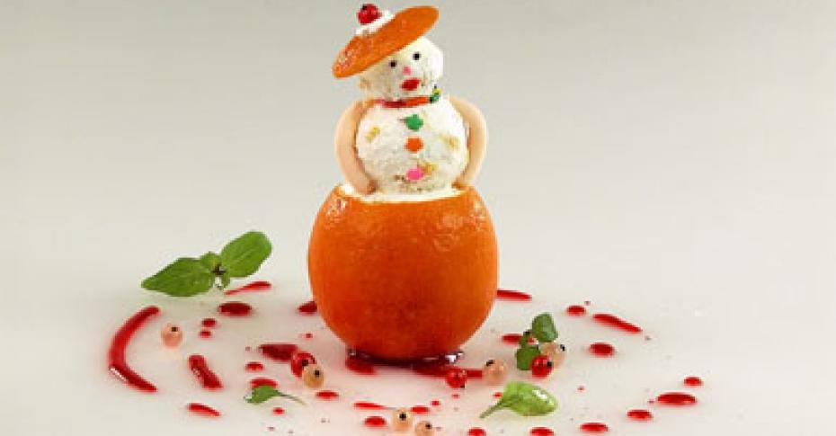 Новогодняя зукуска «Снеговик» : Закуски и бутерброды