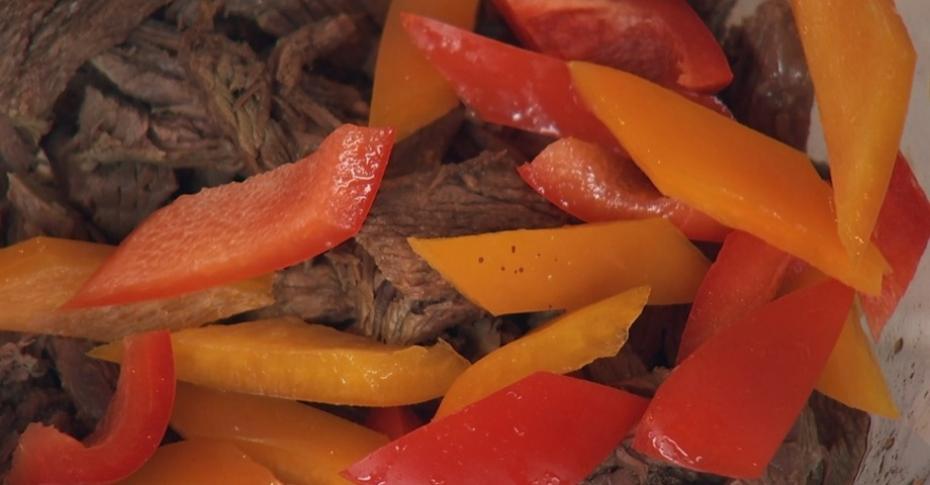 Китайский салат с языком и свежим огурцом - рецепт с фото на Пошагово ру