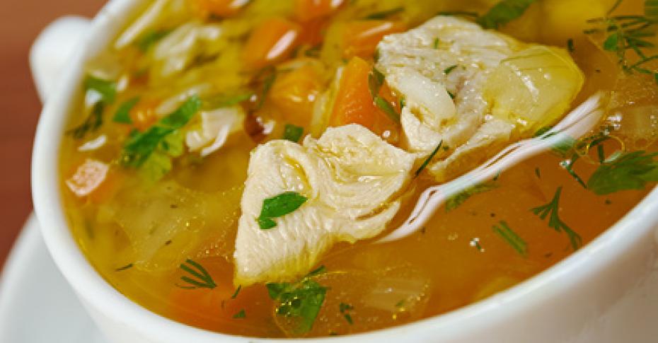 Куриный суп с рисом - Пошаговый рецепт с фото | Первые блюда