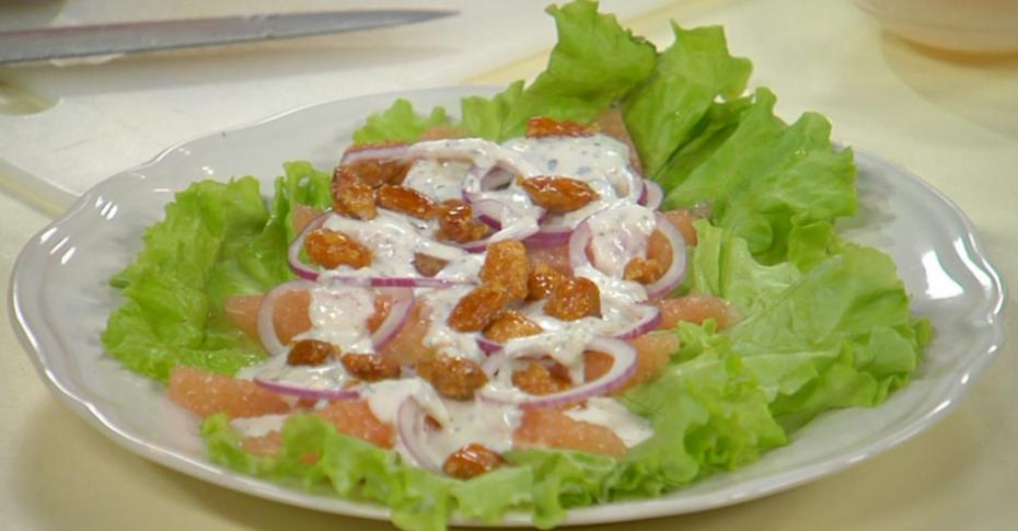 Салат с грейпфрутом рецепт – Американская кухня: Салаты. «Еда»