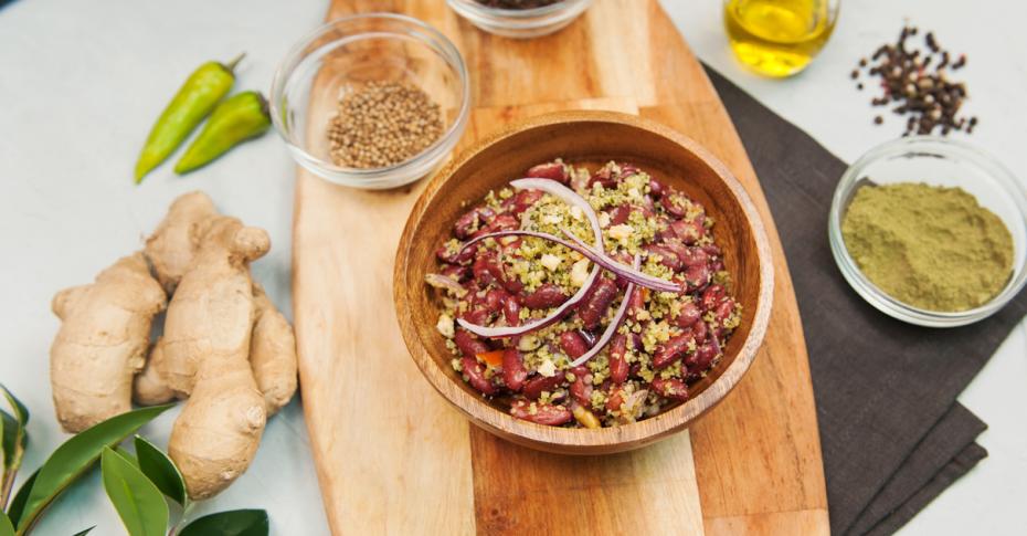 Салат «Лобио» — рецепт с фото пошагово. Как приготовить салат «Лобио» из красной фасоли?