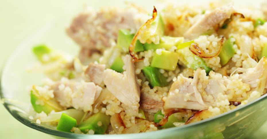 Тёплый салат с курицей – рецепт с фото пошаговый