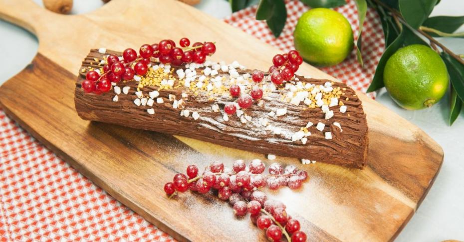Торт Рождественское полено — рецепт с фото и видео