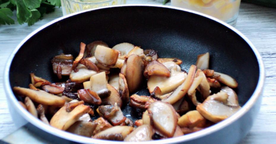 Пошаговый рецепт салата с грибами