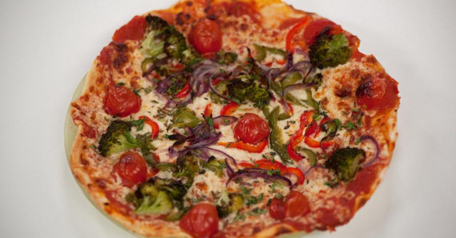 Вегетарианская пицца — поэтапный рецепт с фото
