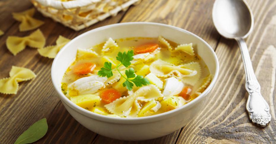 Суп с курицей, макаронами и сливками, пошаговый рецепт с фото на ккал