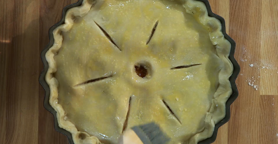 Традиционный американский яблочный пирог