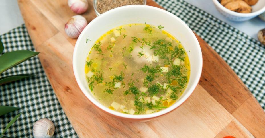 Суп из минтая – рецепт