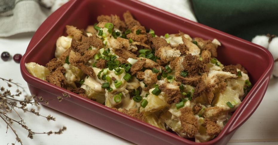 Быстрый салат с сухариками – пошаговый рецепт приготовления с фото
