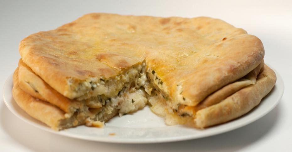 Осетинский пирог с сулугуни и картофелем – Классический рецепт с фото