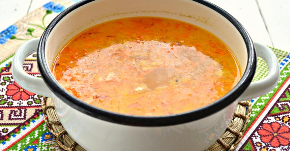 Вермишелевый суп с мясными фрикадельками