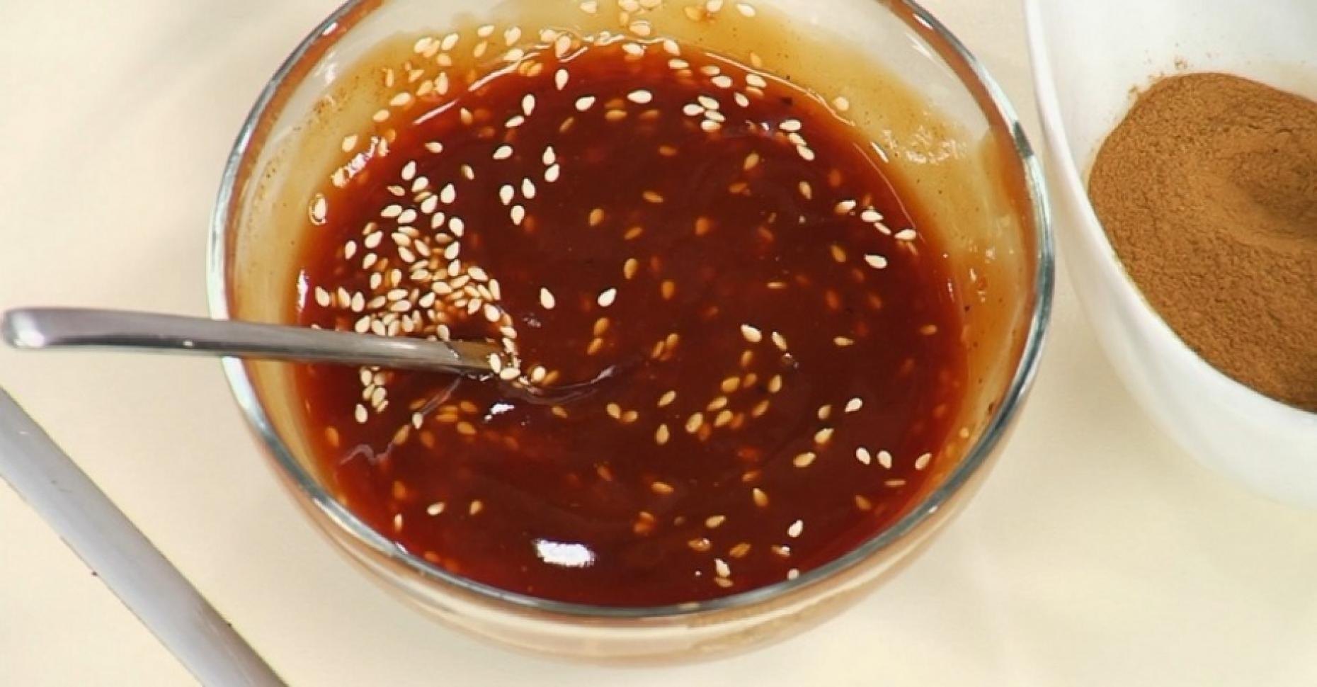 Соус масло соевый соус мед