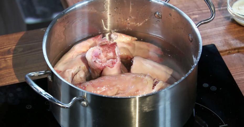 Как приготовить холодец из говяжьей голени и курицы