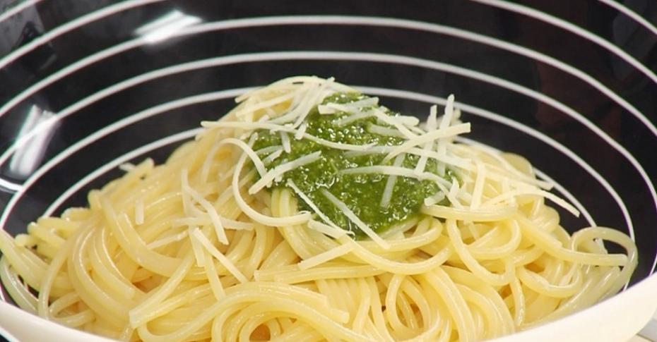 Спагетти с песто